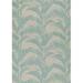 3 ft. 3 in. x 5 ft. Riviera Machine Made Transitional Rectangle Area Rug Aqua