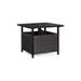 CintBllTer Patio Side Table Outdoor Wicker Umbrella Bistro End Table