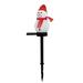 Augper Solar Garden Lights Christmas Snowman Yard Stake Decor for Home Outdoor Yard Lawn Christmas Holiday Winter Decoration Waterproof Heat Resistance Frost Resistance