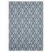 Augusta Belle Mare Blue Rectangle Area Rug - 5 ft. 3 in. x 7 ft. 6 in.