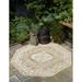 Outdoor Nirie Collection Area Rug Natural - 7 10 x7 10 Octagon