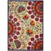 HomeRoots 384996 7 x 10 ft. Red & Multi Color Indoor & Outdoor Area Rug