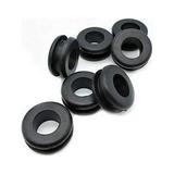 Rubber For 1 Panel Hole - 11/16 ID X 1 5/16 OD Fits 1/4â€� Thick Materials - Oil Resistant Buna-N Rubber - Black Rubber Grommet Round Rubber Grommet (5)