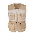 Men s Vest Jacket Mesh Fishing Vest Photography Work Multi Pockets Outdoor Journalist Vest Jacket