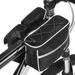 Lixada Cycling Bike Tube Bag with Rain Cover Waterproof Mountain Front Frame Pannier Bag Pack