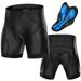 Apexeon Men Bike Padded Shorts - Slip Leg Grips Cycling 3D Padded Underwear Padding Riding Shorts Biking Underwear Shorts for Endurance Cycling