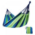 Garden Cotton Hammock Comfortable Fabric Hammock - with Tree Straps - for Hanging Durable Hammock Up to 450lbs - Perfect for Camping Outdoor/Indoor Patio Backyard