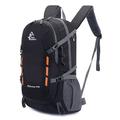 Hiking Backpack 30 Litres Lightweight Backpack with Back Ventilation & Hydration System Trekking Backpack Made of Breathable 3D Air Mesh Polyester Camping Outdoor Hiking Backpack(Black)