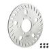 Ulip 140mm Disc Brake Rotor Electric Scooter Disc Brake Pad Stainless Steel with 6 Bolts Compatible with GT1/GT2 Electric Scooters