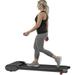 Electric Walking Machine - Walking Pad Running Treadmill Exercise Machine for Fitness Home Office Black 220Lbs Max