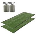 Apexeon Lightweight Emergency Blanket - 2 PCS Sleeping Bag Set for Camping & Travel - Portable & Compact - Includes Storage Bag