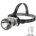 Motion Sensor LED Headlamp Waterproof for Climbing Fishing (Silver White Light)