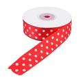 1Pc Dotted Band Dot Belt Polka Dot Band Polka-dot Tape for Wrapping Decoration Band for Parties (Red)