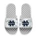 Youth ISlide White Notre Dame Fighting Irish Camo Slide Sandals