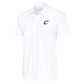 Men's Antigua White Cleveland Cavaliers Big & Tall Metallic Logo Tribute Desert Dry Polo