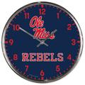 WinCraft Ole Miss Rebels Chrome Wall Clock