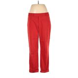 Banana Republic Casual Pants - High Rise: Red Bottoms - Women's Size 8