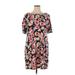 Tommy Hilfiger Casual Dress - Mini: Red Floral Dresses - Women's Size 14