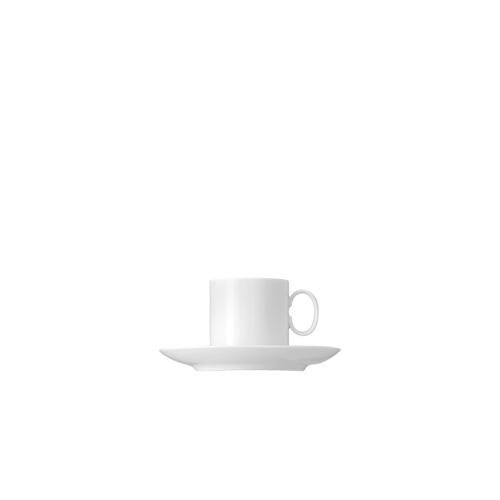 Kaffeetasse 2-tlg. – THOMAS MEDAILLON – Dekor Weiß – 1 Set