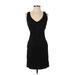 Red Saks Fifth Avenue Casual Dress: Black Dresses - Women's Size Small