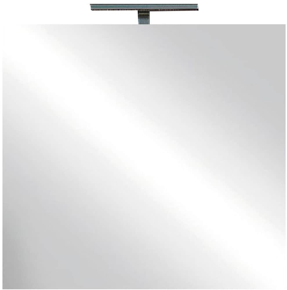 Badspiegel WELLTIME "Neutral", transparent, B:60cm H:75cm T:3cm, Spiegelglas, Spiegel, Spiegel mit Beleuchtung LED, Breite 60, Höhe 75 cm Image