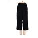 Adidas Active Pants - Mid/Reg Rise Wide Leg Cropped: Black Activewear - Women's Size Small