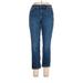 Soho JEANS NEW YORK & COMPANY Jeans - Mid/Reg Rise: Blue Bottoms - Women's Size 12