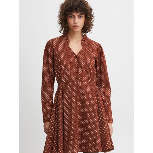 Atelier Rêve Blusenkleid Damen braun, 34