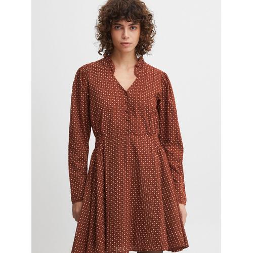 Atelier Rêve Blusenkleid Damen braun, 44