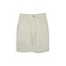 Khaki Shorts: Tan Print Bottoms - Kids Boy's Size 14 - Light Wash