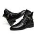 Autumn Winter Elegant Chelsea Boots Leather Men Ankle Shoes Slip-on Dress Formal Boot for Man