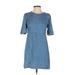 Zara Casual Dress: Blue Dresses - Women's Size X-Small