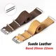 Suede Leather Strap 22mm 20mm Universal Band for Seiko Watchbands Bracelet for Samsung Galaxy Watch