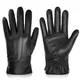 BISON DENIM Sheepskin Leather Gloves for Men Winter Warm Cashmere Lined Touchscreen Sport Gloves for