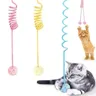 Pet Toy Interactive Cat Toys Funny Cat Stick Spring Rope Ball peluche Interactive Play Training Toys