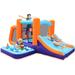 Bounce House for Kids 5-12 Inflatable Bouncy House for Kids Outdoor with Ball Pit Pool, Basketball Hoop, Football Playing