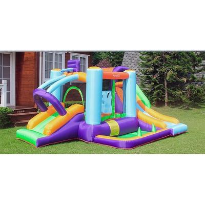 Bounce House for Kids and Toddler, Inflatable Bouncy Castle with Blower Outdoor Indoor Backyard Jumping House with Slide