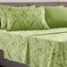 4 Pcs Deep Pocket Microfiber Paisley Bed Sheet Set in Twin Size