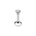 Internally Threaded Prong Set Gem Top Steel Labret Monroe