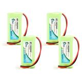 4x Pack - UpStart Battery AT&T TL96271 Battery - Replacement for AT&T Cordless Phone Battery (700mAh 2.4V NI-MH)
