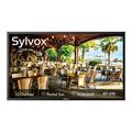 SYLVOX 55 inch Outdoor TV 1000nits Commercial Signage TV for Business 2-Yr 24/7 Operation IP66 Waterproof TV 4K UHD HDMI USB RS232 Speakers Tuner Wireless 2.4G WiFi (Signage 1.0 Series)