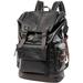 Men s PU Leather Laptop Backpack Vintage Travel Rucksack for College Large Casual Daypacks for Women YZ11_Black