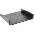 2U Server Rack Shelf Rack Mount Tray 16 Deep for 19 Network Cabinet and Equipment Rack Universal Vented Rackmount