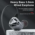 Lifetechs Wired Headphone Stereo Surround HiFi Sound In-ear Heavy Bass 3.5mm Wired Earphone Computer Accessory