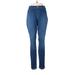 Uniqlo Jeggings - High Rise: Blue Bottoms - Women's Size 32 - Dark Wash