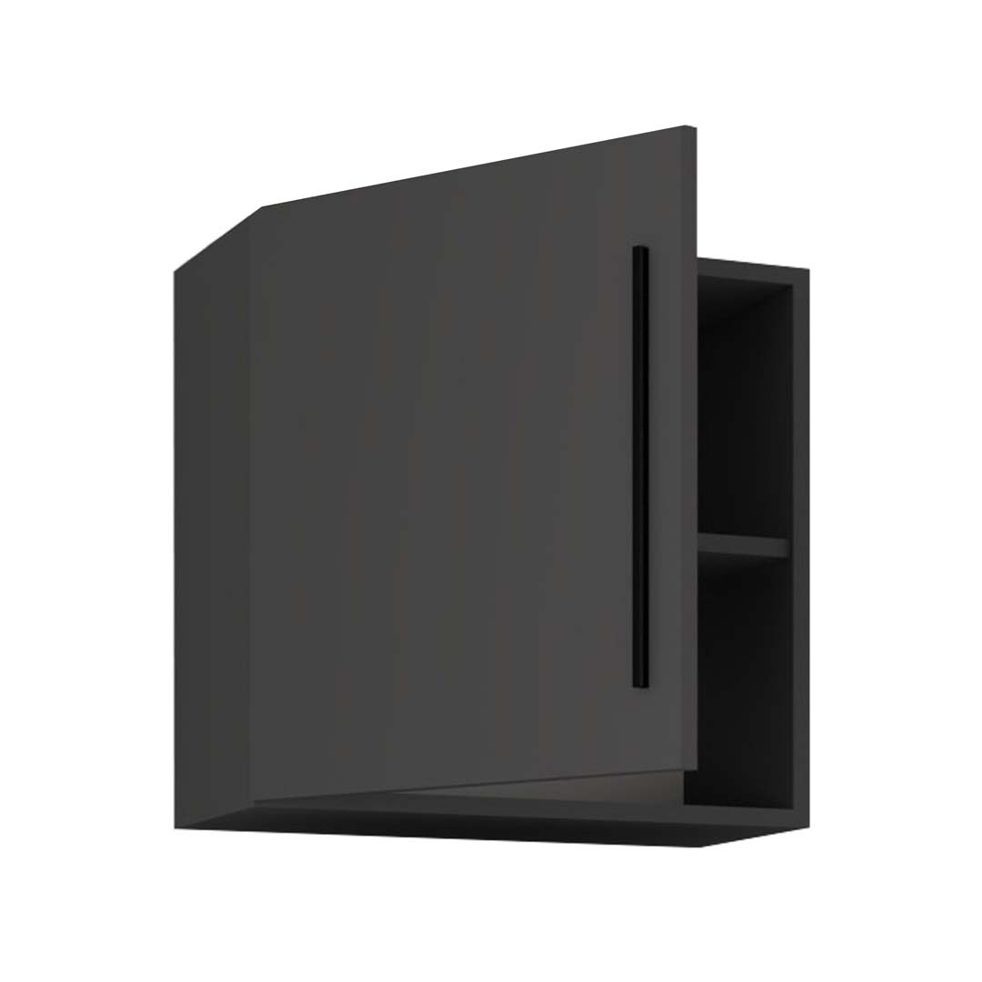 Ebuy24 ArilaM TV Tisch wandschrank 1 Tür anthrazit. Image