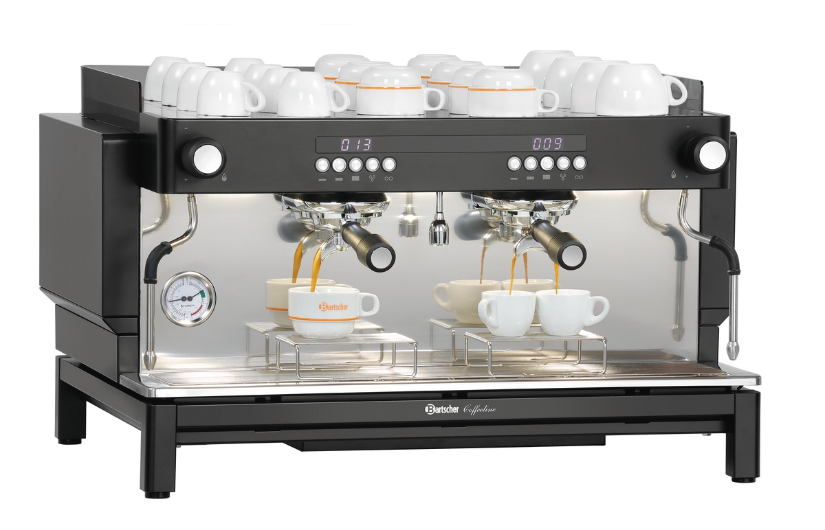 Bartscher Siebträger-Kaffeemaschine Coffeeline B20, Breite 770mm, Tiefe 575mm, Höhe 465mm Image