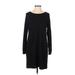 Lou & Grey Casual Dress: Black Dresses - Women's Size Medium