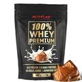 Activlab 100% Whey Premium, 500g - 16 Servings x 23G Whey Protein Powder - 6.9G BCAA - Muscle Building and Recovery - Glutamine - Low Sugar, Low Fat - Caramel Chocolate Flavor