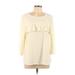 LC Lauren Conrad Long Sleeve Blouse: Yellow Tops - Women's Size Large